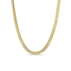 14k Gold Medium Snake Chain Necklace