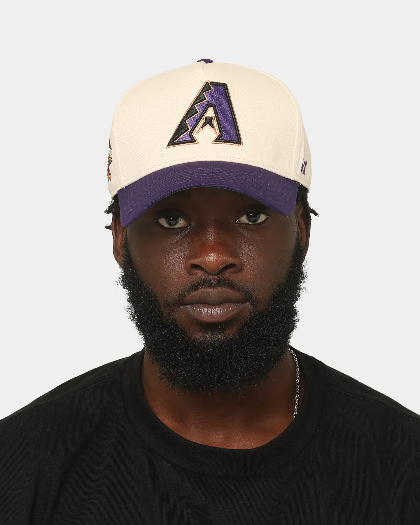 47 Brand Arizona Diamondbacks '47 MVP DT Snapback Natural/Purple