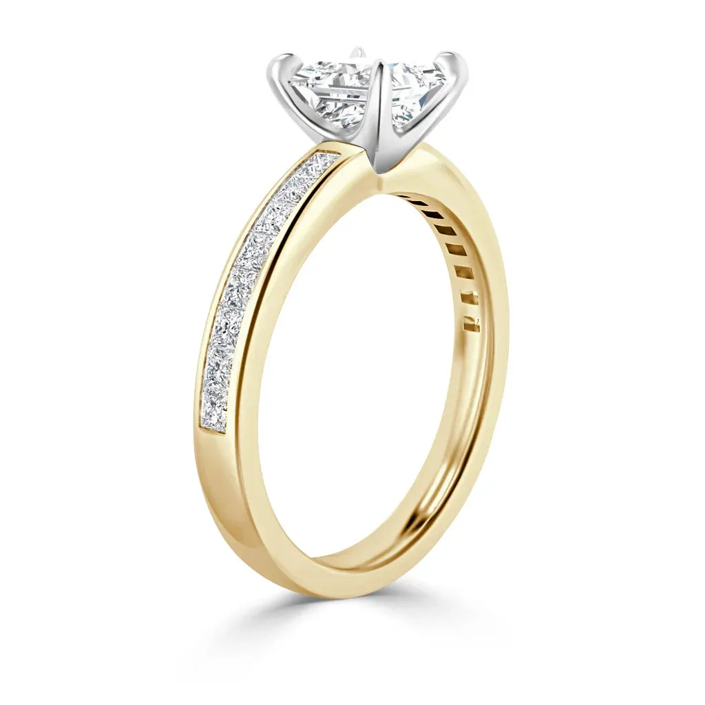 Amelia - 18ct Yellow Gold - Asscher