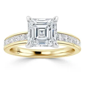 Amelia - 18ct Yellow Gold - Asscher