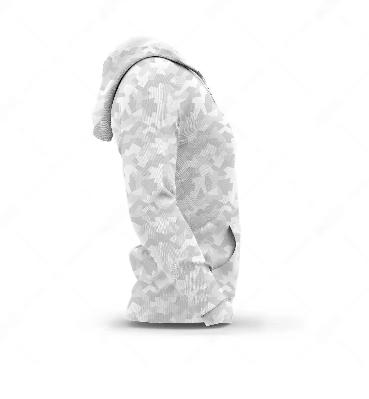 Arctic Frost White GymX Hoodie