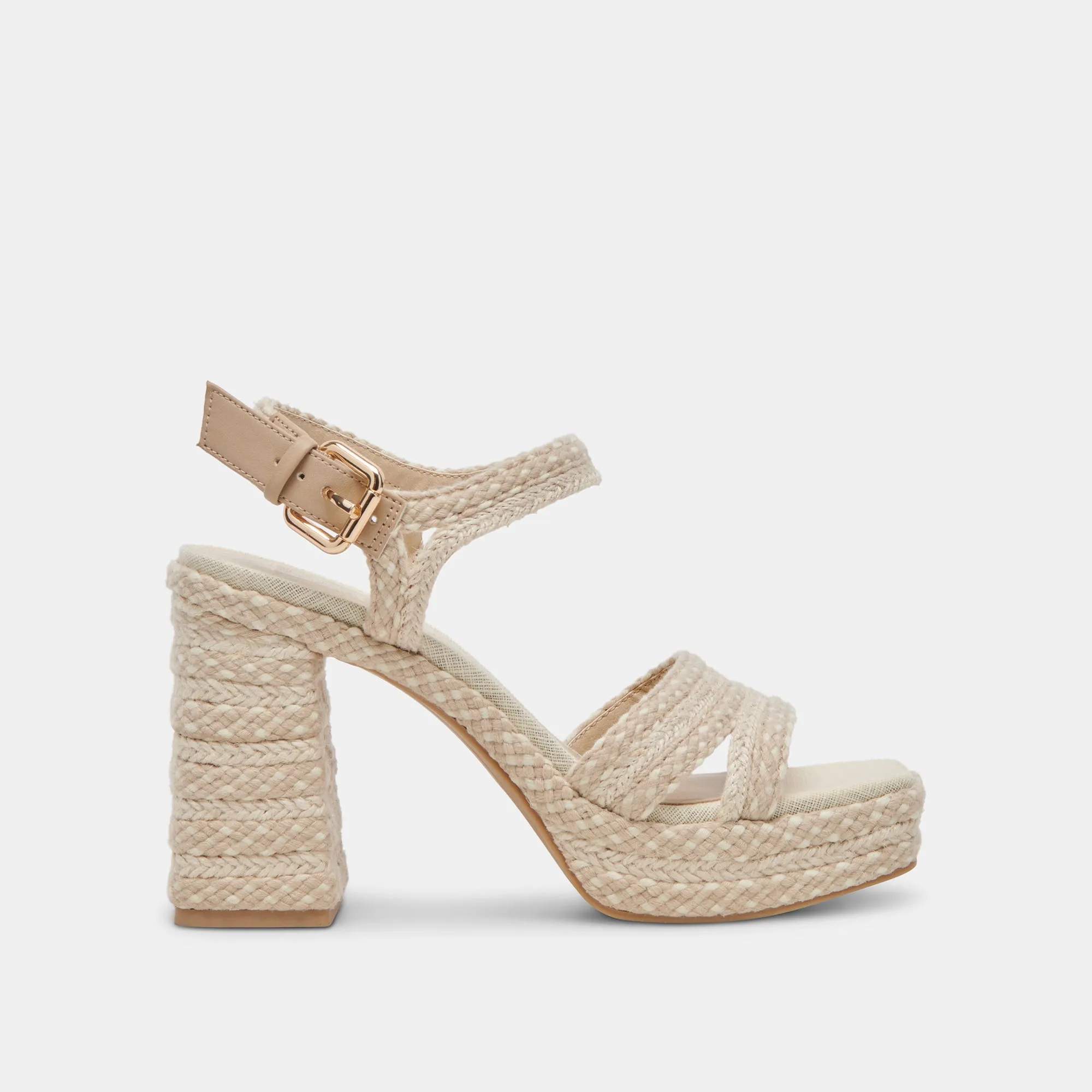 ARNELA HEELS DUNE MULTI WOVEN