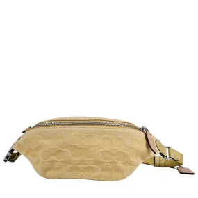 B2380-CJ825 Charter Belt Bag 7 in Signature Denim Yellow