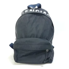 BALENCIAGA Backpack 565798 Nylon black Backpack Wheel Backpack S mens Used Authentic