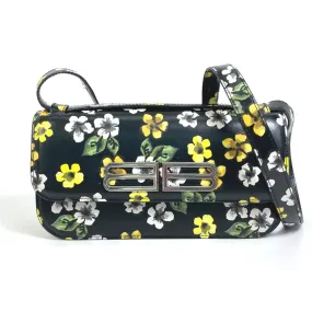 BALENCIAGA Shoulder Bag 674693 leather black GOSSIP gossip flower Women Used Authentic