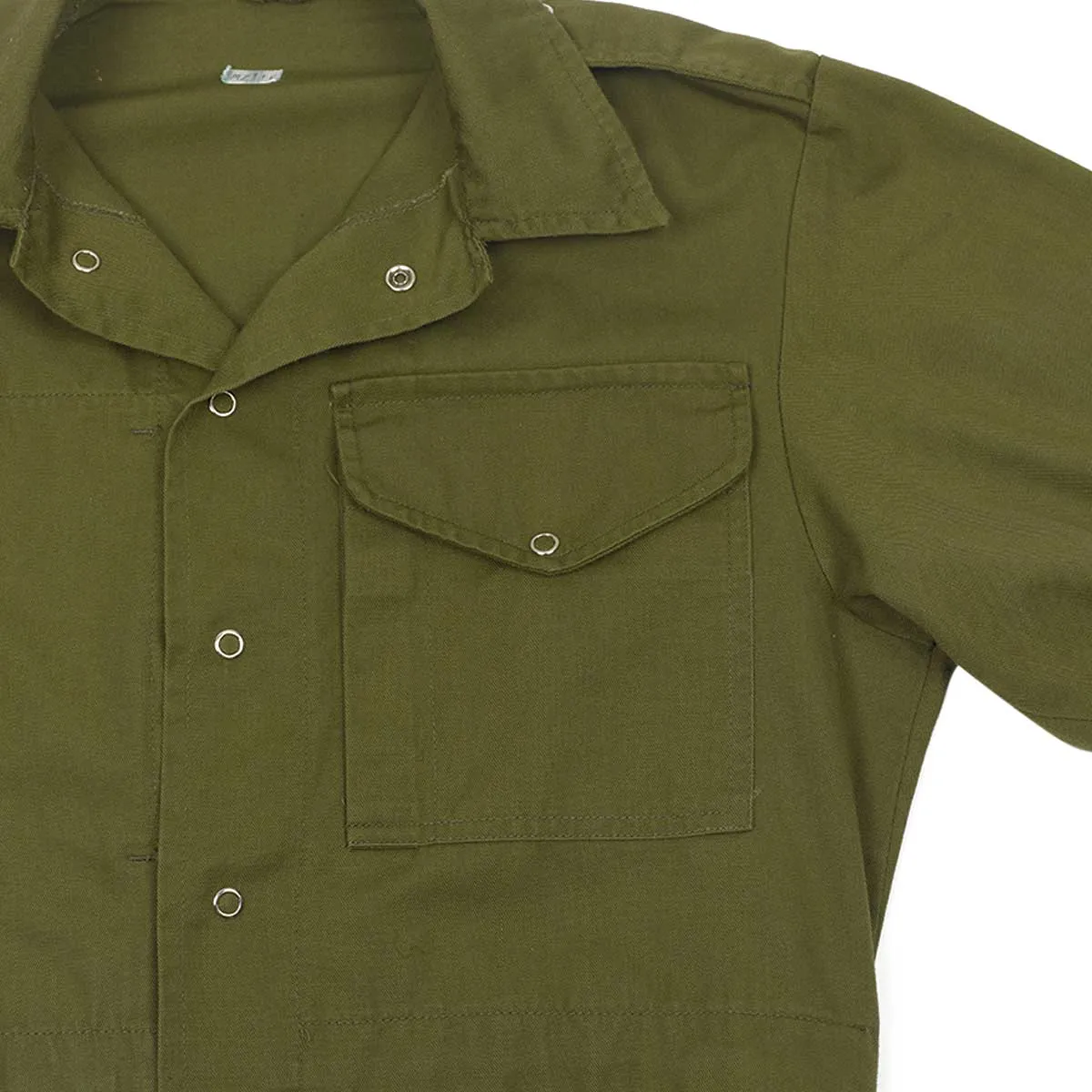 British Army Coveralls Olive Green Press Stud Closure - Grade 1