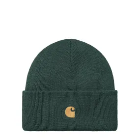 Carhartt WIP Chase Beanie Discovery Green / Gold