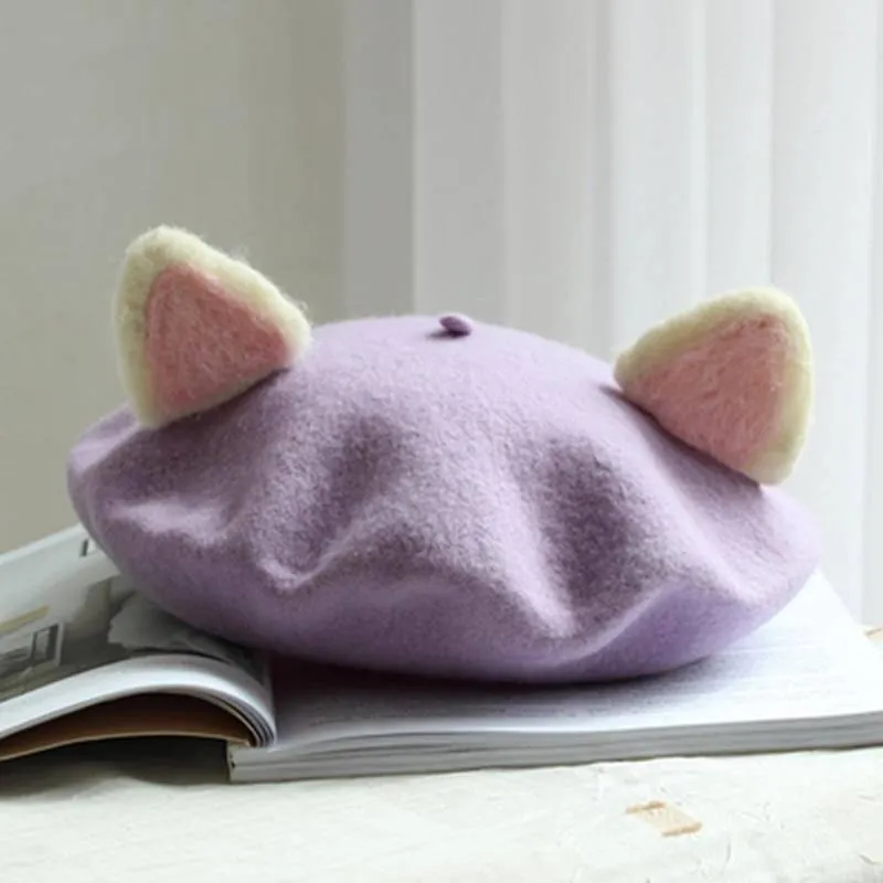 Cat Ears Beret