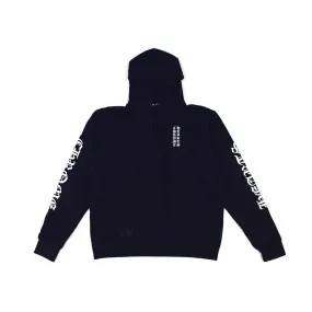 Chrome Hearts Vertical Logo Hoodie Black