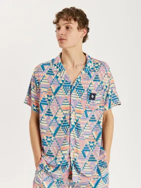 Clay Co-Ord Retro Pattern Shirt