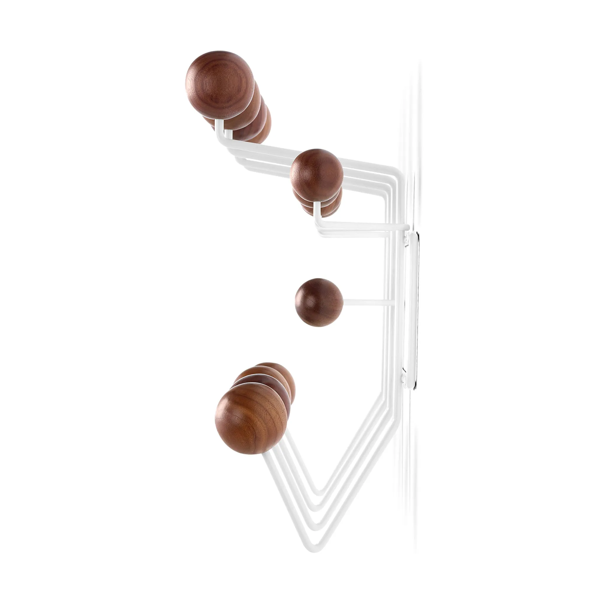 Eames® Hang-It-All Coat Rack from Herman Miller - White/ Walnut