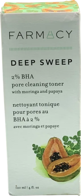 farmacy Deep Sweep 2% Bha Pore Cleaning Toner With Moringa And Papaya 120ML