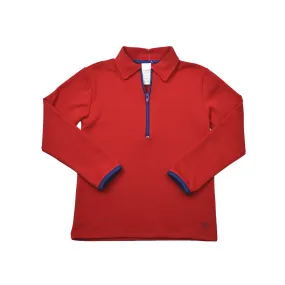 Henry Half-zip | Red Athleisure (13/14)