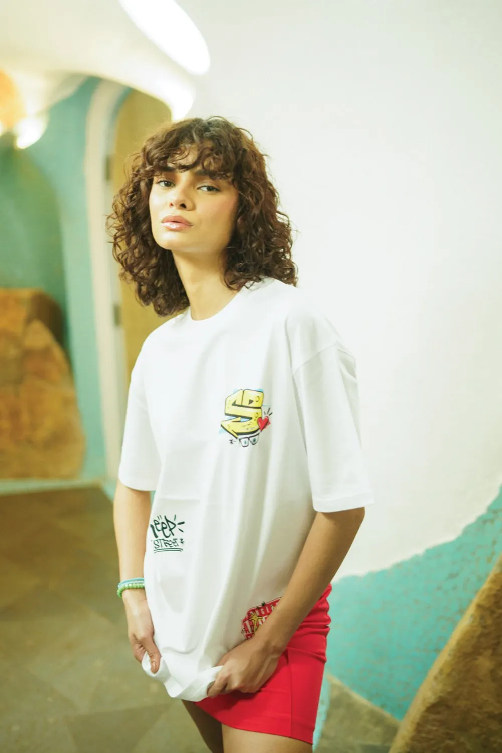 Hip Hop SpongeBob Oversized T-shirt