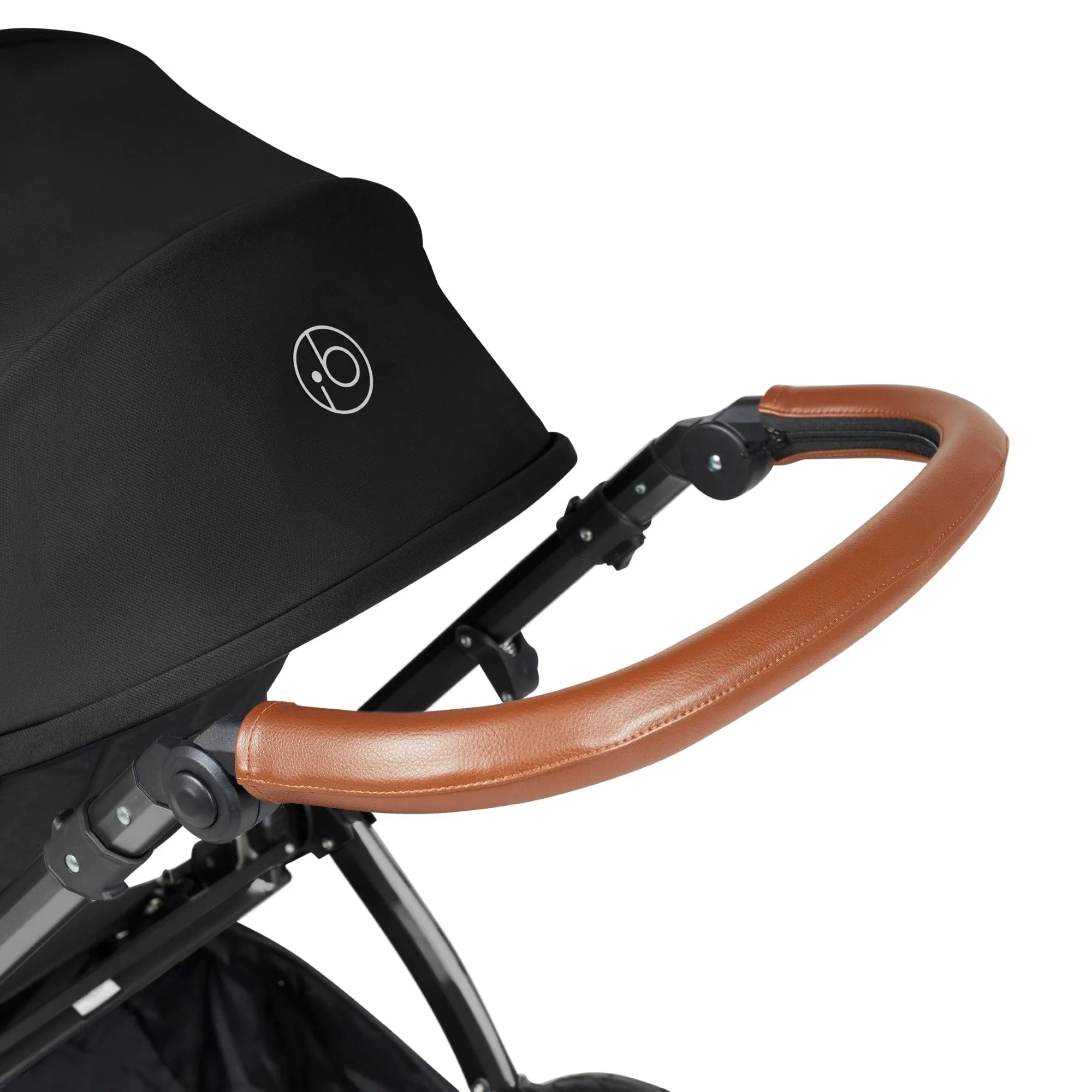 Ickle Bubba Stomp Luxe 2 in 1 Pushchair -  Black / Midnight / Tan