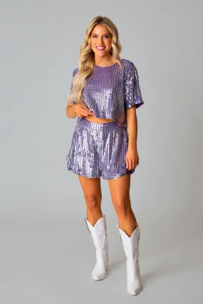 Laura Sequin Set - Purple