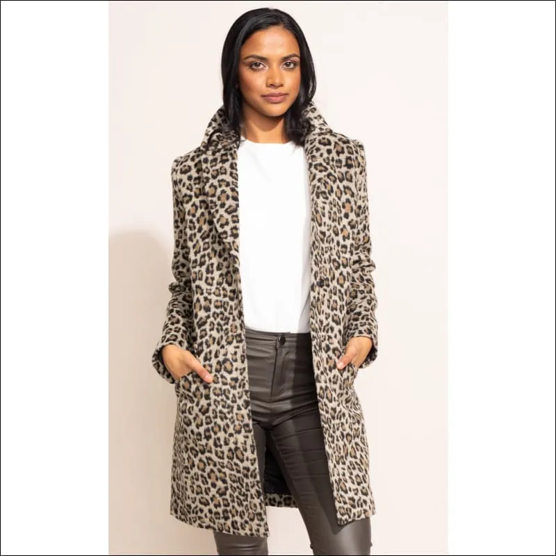 Leopard Car Coat