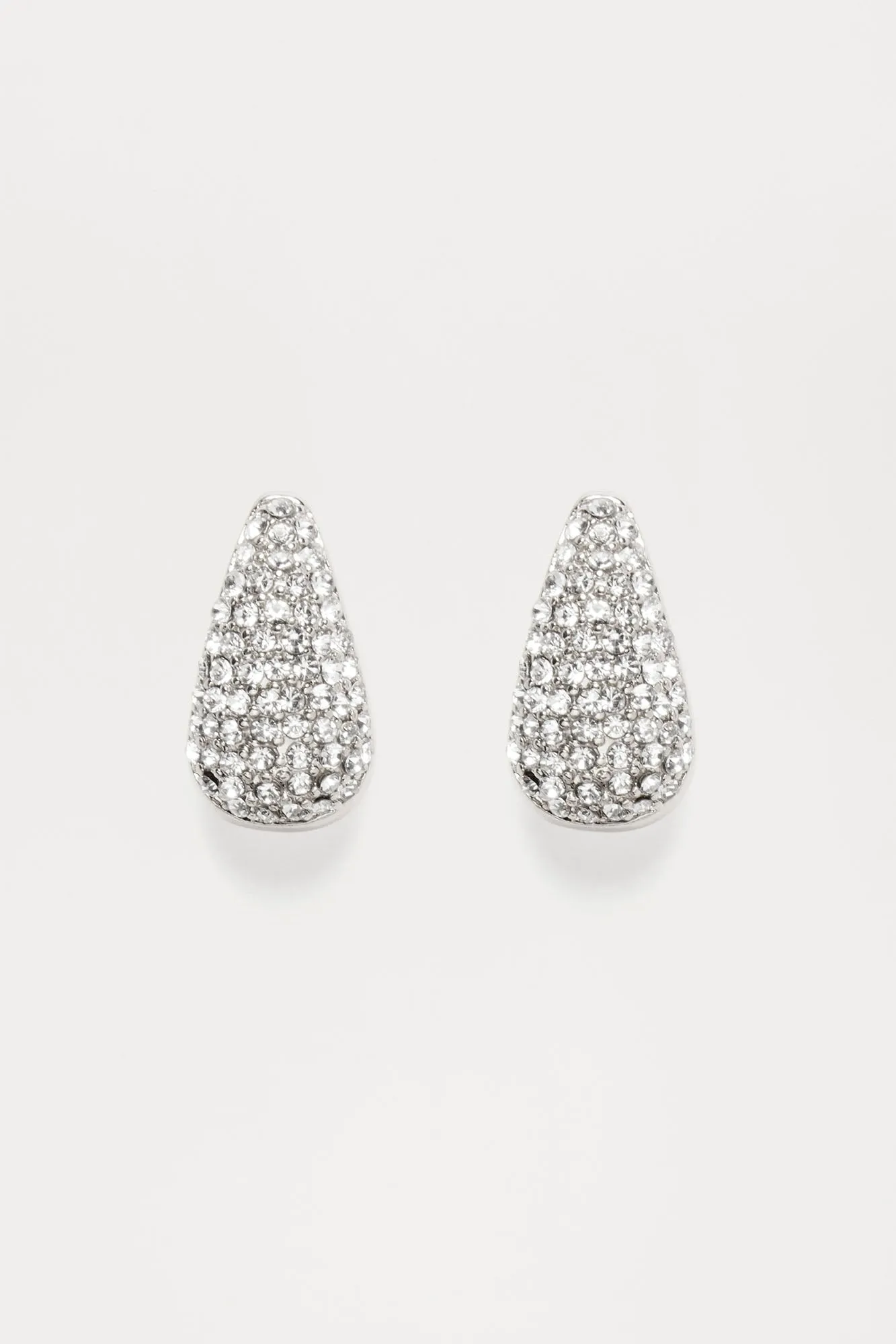 Mini Diamantes En El Mar Earrings - Silver