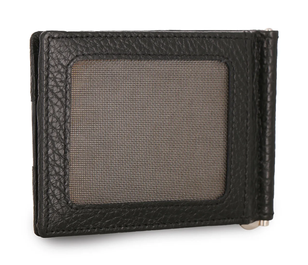 RL Magnetic RFID Leather Money Clip Mens Wallets