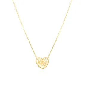 Scribble Heart Necklace