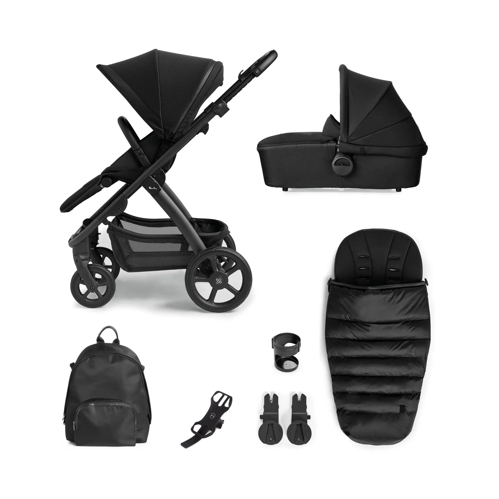 Silver Cross Tide Pram and Accessory Box - Space