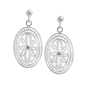 Sterling Silver Filigree Earrings