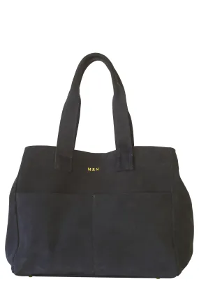 Suede Leather Tote Bag