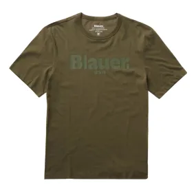 T-shirt Uomo Logo Blauer Verde