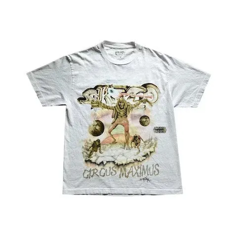 Travis Scott Utopia Tour White Skitzo Circus Maximus Tee White