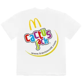 Travis Scott x McDonald's Cj Smile T-shirt White