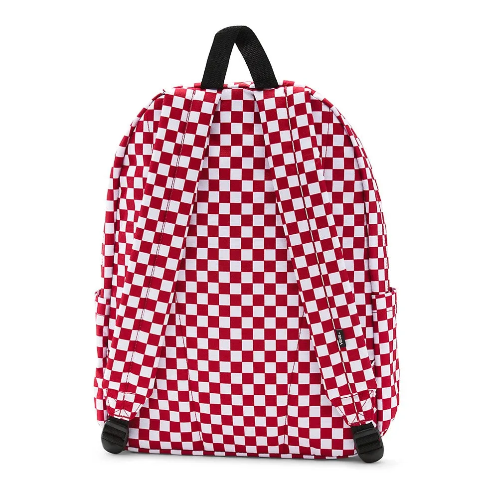 VANS Old Skool H2O Check Backpack - Red/White